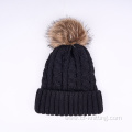 Outdoor knitted beanie hat for women and men